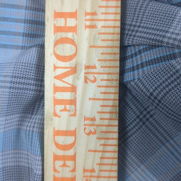 IZOD PerformX Golf Shorts Mens 40 Gray Blue Plaid UPF-50 Outdoor Travel Golf NWT - Picture 6 of 16